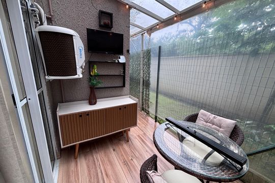 Varanda de apartamento à venda com 2 quartos, 58m² em Vargem Grande, Rio de Janeiro