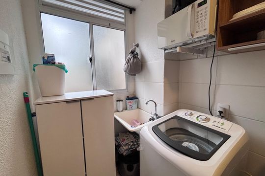 Área de Serviço de apartamento à venda com 2 quartos, 58m² em Vargem Grande, Rio de Janeiro