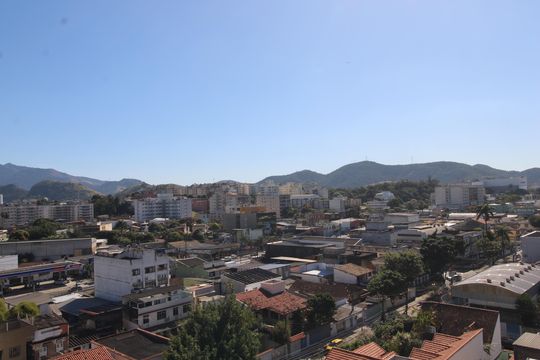 Área externa - Vista de apartamento à venda com 3 quartos, 80m² em Taquara, Rio de Janeiro