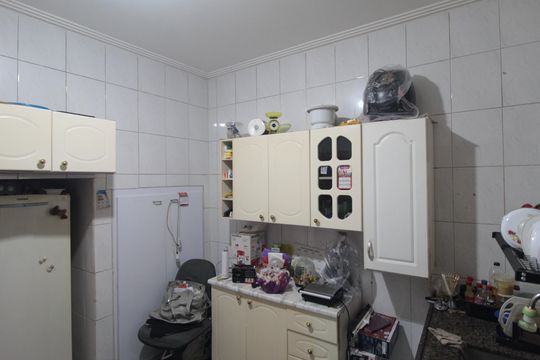 Cozinha de casa de condomínio para alugar com 2 quartos, 65m² em Santa Monica, Belo Horizonte