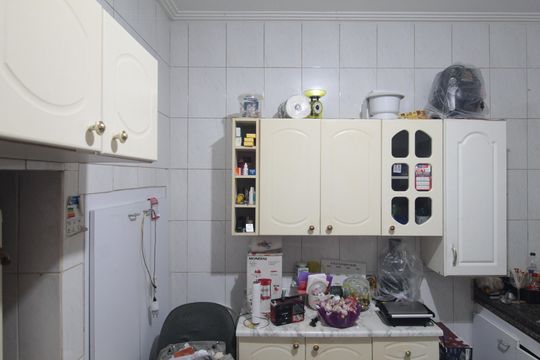 Cozinha de casa de condomínio para alugar com 2 quartos, 65m² em Santa Monica, Belo Horizonte