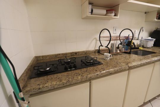 Cozinha de apartamento para alugar com 2 quartos, 49m² em Vila Cardoso Franco, São Paulo