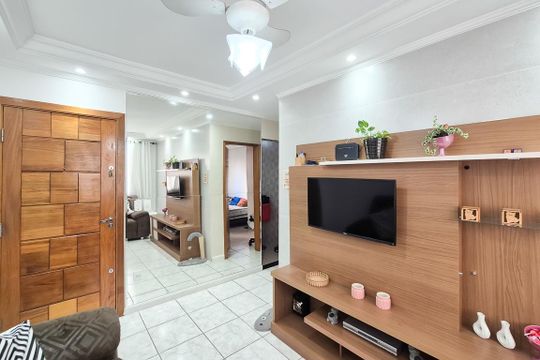 Sala de apartamento à venda com 2 quartos, 55m² em Baeta Neves, São Bernardo do Campo
