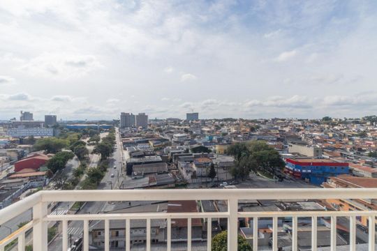 Varanda da Sala vista de apartamento para alugar com 2 quartos, 37m² em Parque Sao Rafael, São Paulo