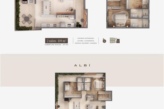 Apartamento à venda com 2 quartos, 109m² em Cruzeiro, Belo Horizonte