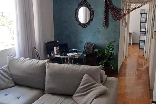 Sala de apartamento para alugar com 2 quartos, 70m² em Padre Eustáquio, Belo Horizonte