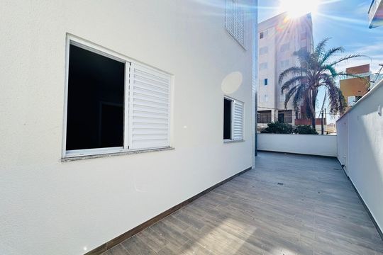 Varanda Privativa de apartamento à venda com 3 quartos, 183m² em Floresta, Belo Horizonte