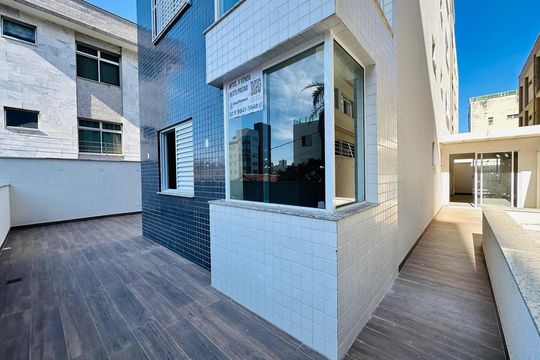 Varanda Privativa de apartamento à venda com 3 quartos, 183m² em Floresta, Belo Horizonte