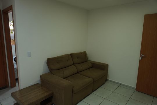 Sala de apartamento para alugar com 2 quartos, 52m² em Parque Sisi, São Carlos