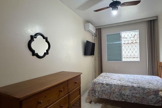 Quarto 1 de apartamento para alugar com 3 quartos, 90m² em Boqueirão, Santos