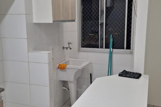 Cozinha de apartamento para alugar com 2 quartos, 54m² em Jd Flamboyant, São José dos Campos