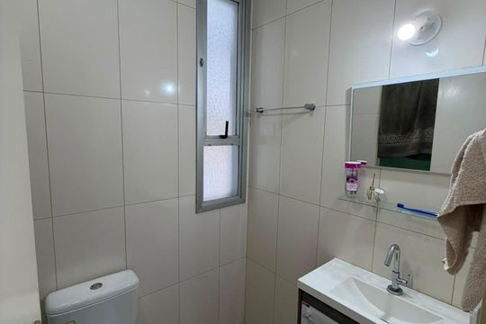 Banheiro de apartamento à venda com 3 quartos, 69m² em Planalto, São Bernardo do Campo