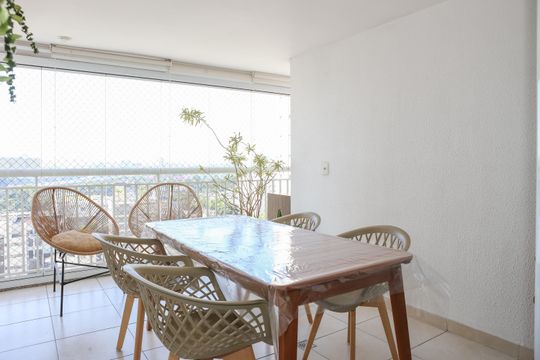 Varanda Gourmet de apartamento à venda com 2 quartos, 96m² em Bom Retiro, São Paulo