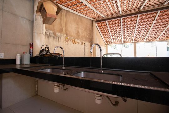 Área comum - Churrasqueira de casa à venda com 5 quartos, 964m² em Colônia Agrícola Samambaia, Brasília