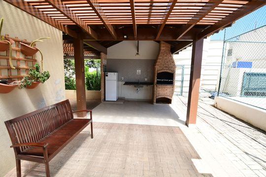 Área comum - Churrasqueira de apartamento para alugar com 2 quartos, 53m² em Bonfim, Campinas