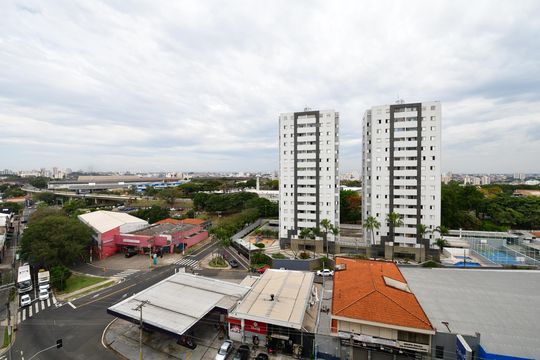 Sala - Vista de apartamento para alugar com 2 quartos, 53m² em Bonfim, Campinas