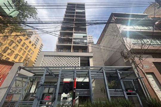 Fachada de apartamento à venda com 1 quarto, 35m² em Liberdade, São Paulo
