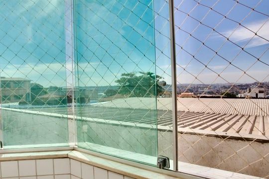 Varanda da Suíte de apartamento para alugar com 3 quartos, 90m² em Jardim Industrial, Contagem