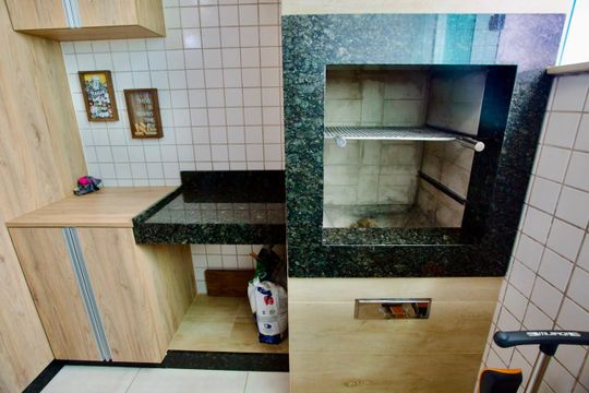 Área gourmet de apartamento para alugar com 3 quartos, 90m² em Jardim Industrial, Contagem