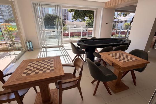Sala de Jogos de apartamento à venda com 2 quartos, 62m² em Setor Bueno, Goiânia