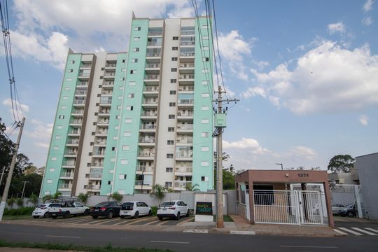 Fachada de apartamento para alugar com 2 quartos, 60m² em Jardim Residencial Firenze, Hortolândia