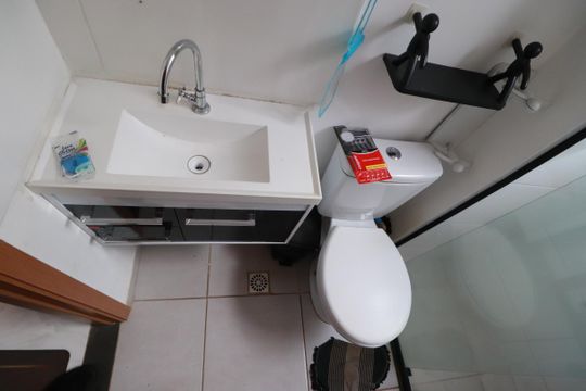Banheiro  de apartamento para alugar com 2 quartos, 80m² em Ouro Branco, Ribeirão Preto