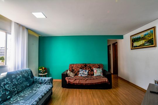 Sala de apartamento à venda com 3 quartos, 108m² em Campestre, Santo André