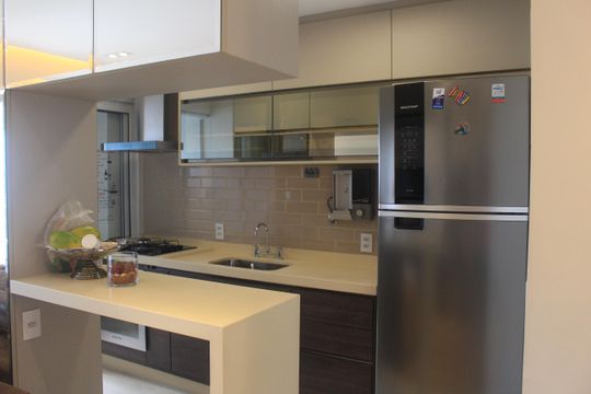 Cozinha de apartamento à venda com 2 quartos, 69m² em Cerâmica, São Caetano do Sul