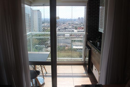 Varanda de apartamento à venda com 2 quartos, 69m² em Cerâmica, São Caetano do Sul