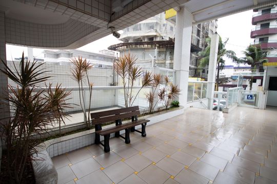 Área comum de apartamento para alugar com 1 quarto, 45m² em Nova Mirim, Praia Grande
