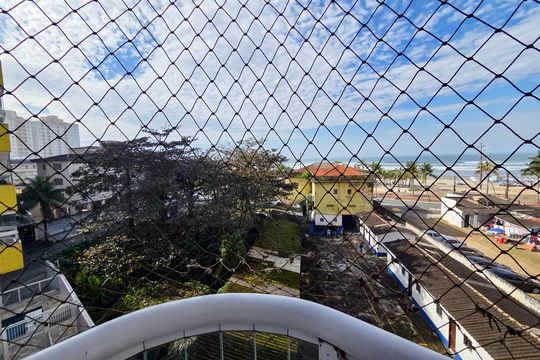 Varanda de apartamento para alugar com 1 quarto, 45m² em Nova Mirim, Praia Grande