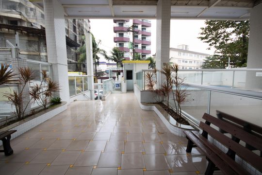 Área comum de apartamento para alugar com 1 quarto, 45m² em Nova Mirim, Praia Grande