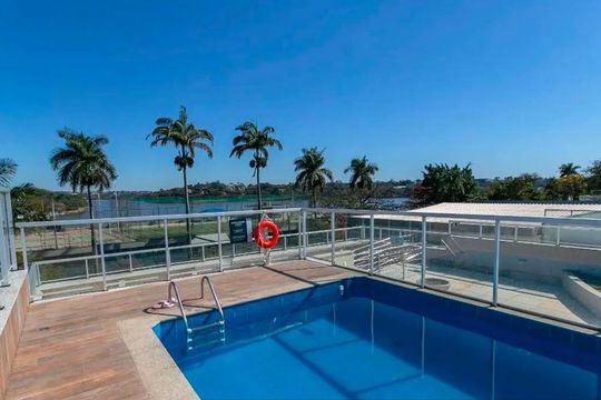 Área comum - Piscina de kitnet/studio à venda com 1 quarto, 23m² em São Luiz, Belo Horizonte