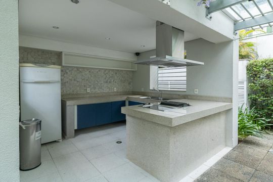 Área comum - Espaço Gourmet de apartamento à venda com 1 quarto, 54m² em Vila Nova Conceição, São Paulo