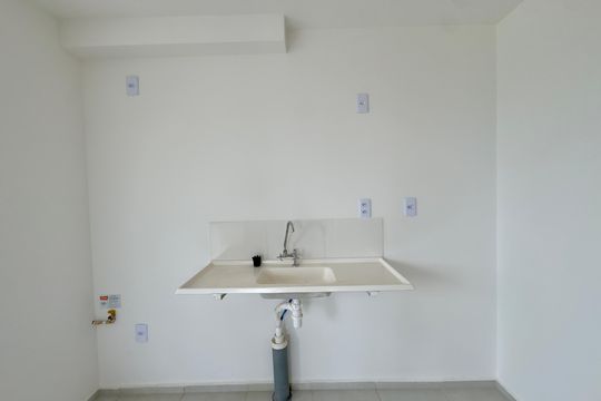 Cozinha de apartamento para alugar com 2 quartos, 37m² em Vila Nova Bonsucesso, Guarulhos