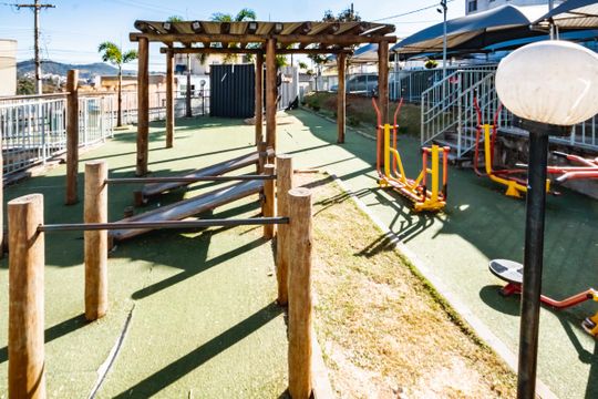 Área comum - Playground de apartamento para alugar com 2 quartos, 45m² em Felixlândia (justinópolis), Ribeirão das Neves