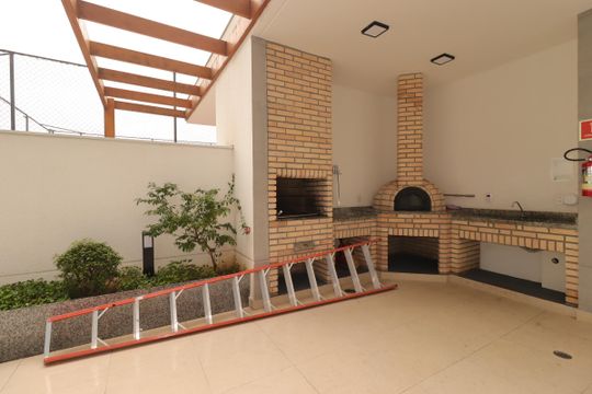 Área Comum - Churrasqueira de apartamento para alugar com 2 quartos, 44m² em Parque Oratório, Santo André