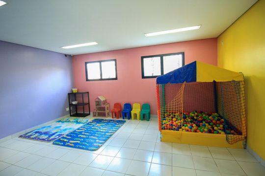 Área comum - Brinquedoteca de apartamento para alugar com 2 quartos, 55m² em Vila Bertioga, São Paulo