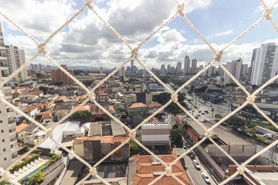 Varanda - Vista de apartamento para alugar com 2 quartos, 55m² em Vila Bertioga, São Paulo