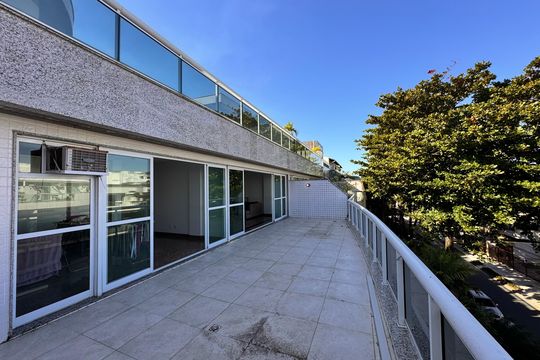 Varanda de apartamento à venda com 4 quartos, 233m² em Recreio dos Bandeirantes, Rio de Janeiro