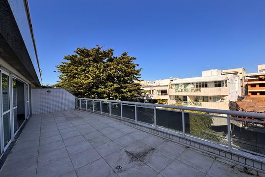 Varanda de apartamento à venda com 4 quartos, 233m² em Recreio dos Bandeirantes, Rio de Janeiro