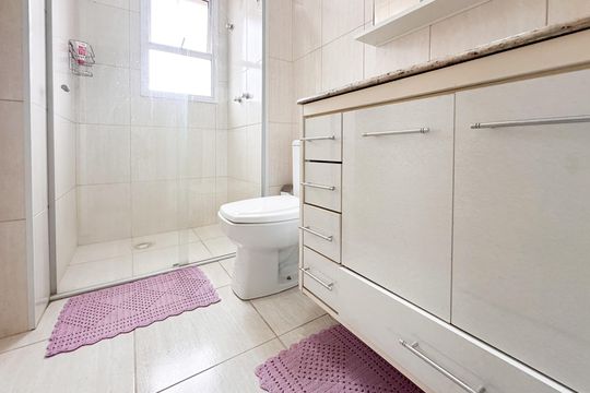 Banheiro Social de apartamento para alugar com 3 quartos, 110m² em Centro, São Bernardo do Campo