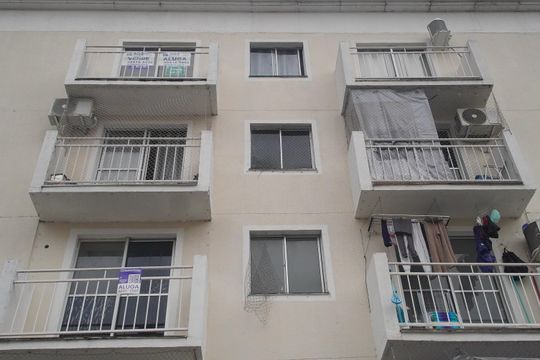 Fachada do bloco de apartamento para alugar com 2 quartos, 48m² em Santos Dumont, São Leopoldo