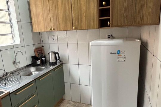 Cozinha de apartamento para alugar com 1 quarto, 40m² em Praia de Belas, Porto Alegre
