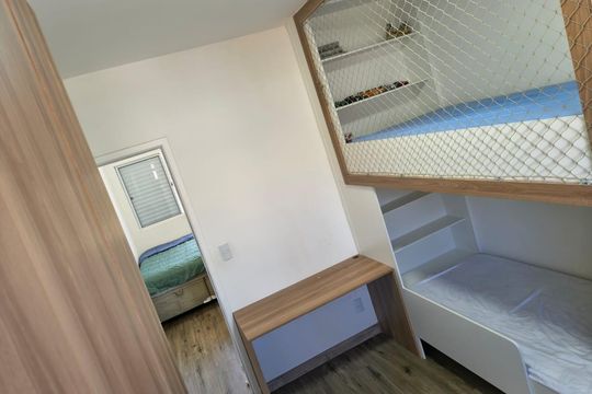Quarto de casa de condomínio para alugar com 2 quartos, 84m² em Balneário Tropical, Paulínia
