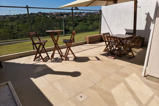 Área comum de casa de condomínio para alugar com 2 quartos, 84m² em Balneário Tropical, Paulínia