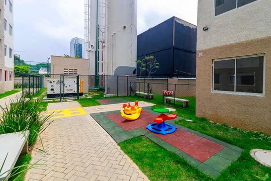Área comum de apartamento para alugar com 2 quartos, 33m² em Jardim Caravelas, São Paulo