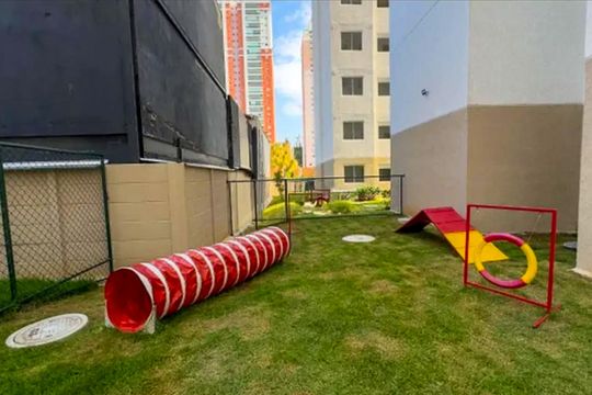 Área comum de apartamento para alugar com 2 quartos, 33m² em Jardim Caravelas, São Paulo
