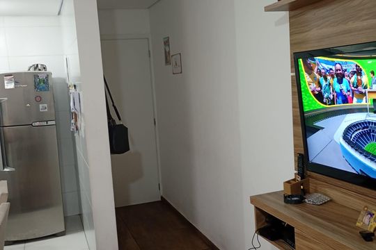 Sala de apartamento para alugar com 2 quartos, 62m² em Vila Bocaina, Mauá