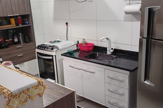 Cozinha de apartamento para alugar com 2 quartos, 62m² em Vila Bocaina, Mauá